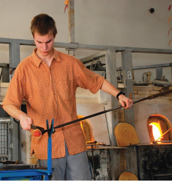 Glassmaker Vocational Training School in Železný Brod